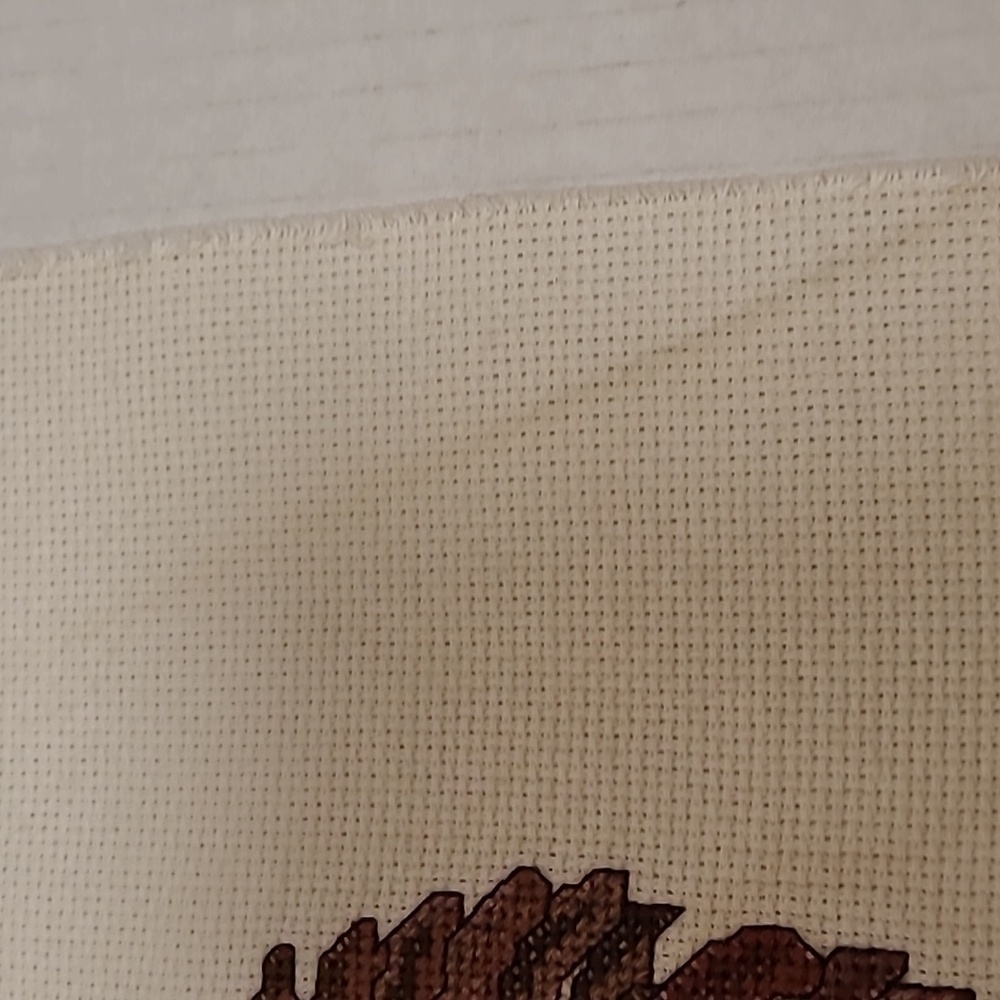 Vintage Flying Eagle Finished Cross Stitch Sampler - Picture 15 of 15